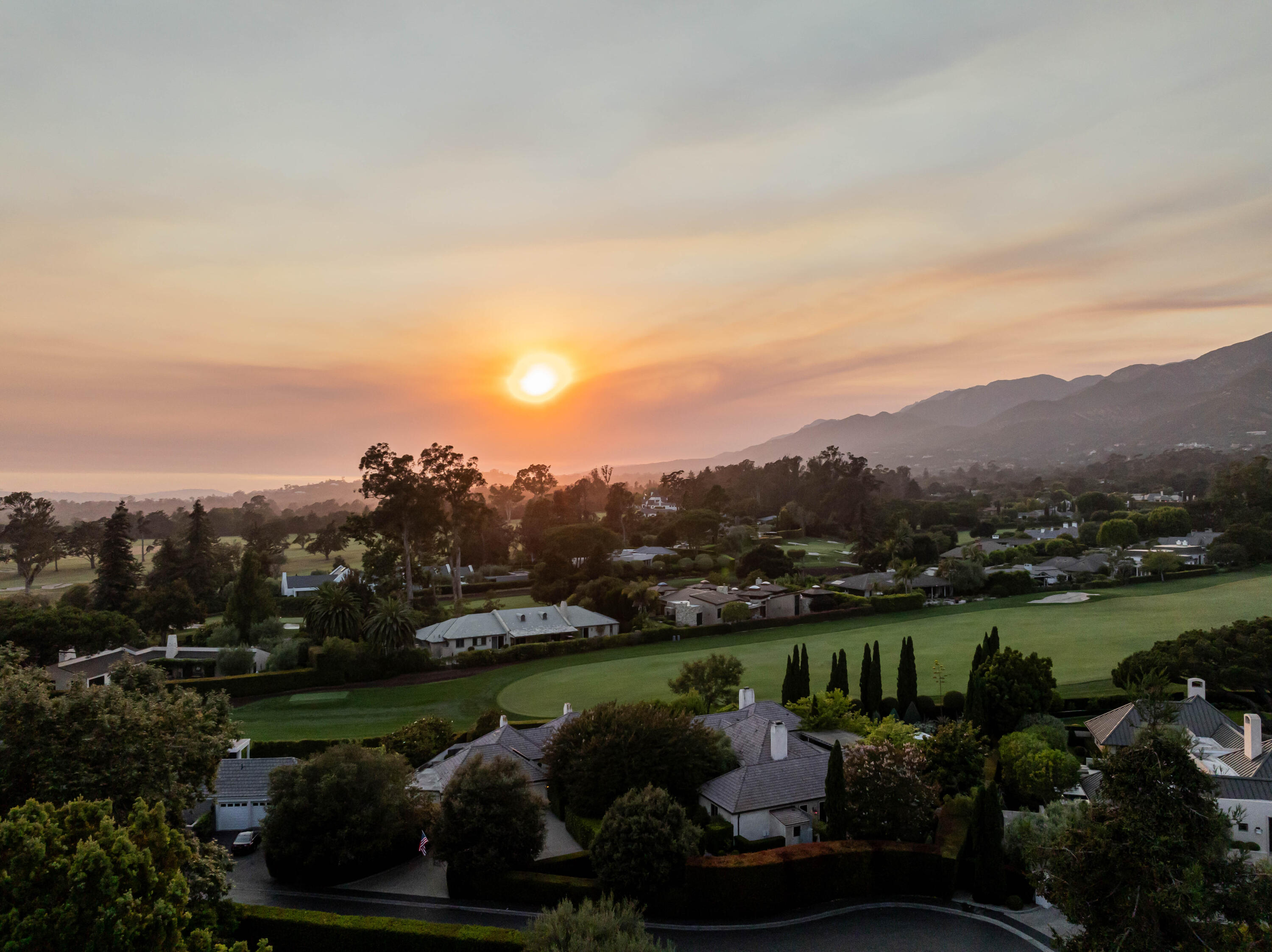 2072 China Flat Road Montecito, CA 93108 - Photo 38 of 41 a view of a lake with a mountain in the back