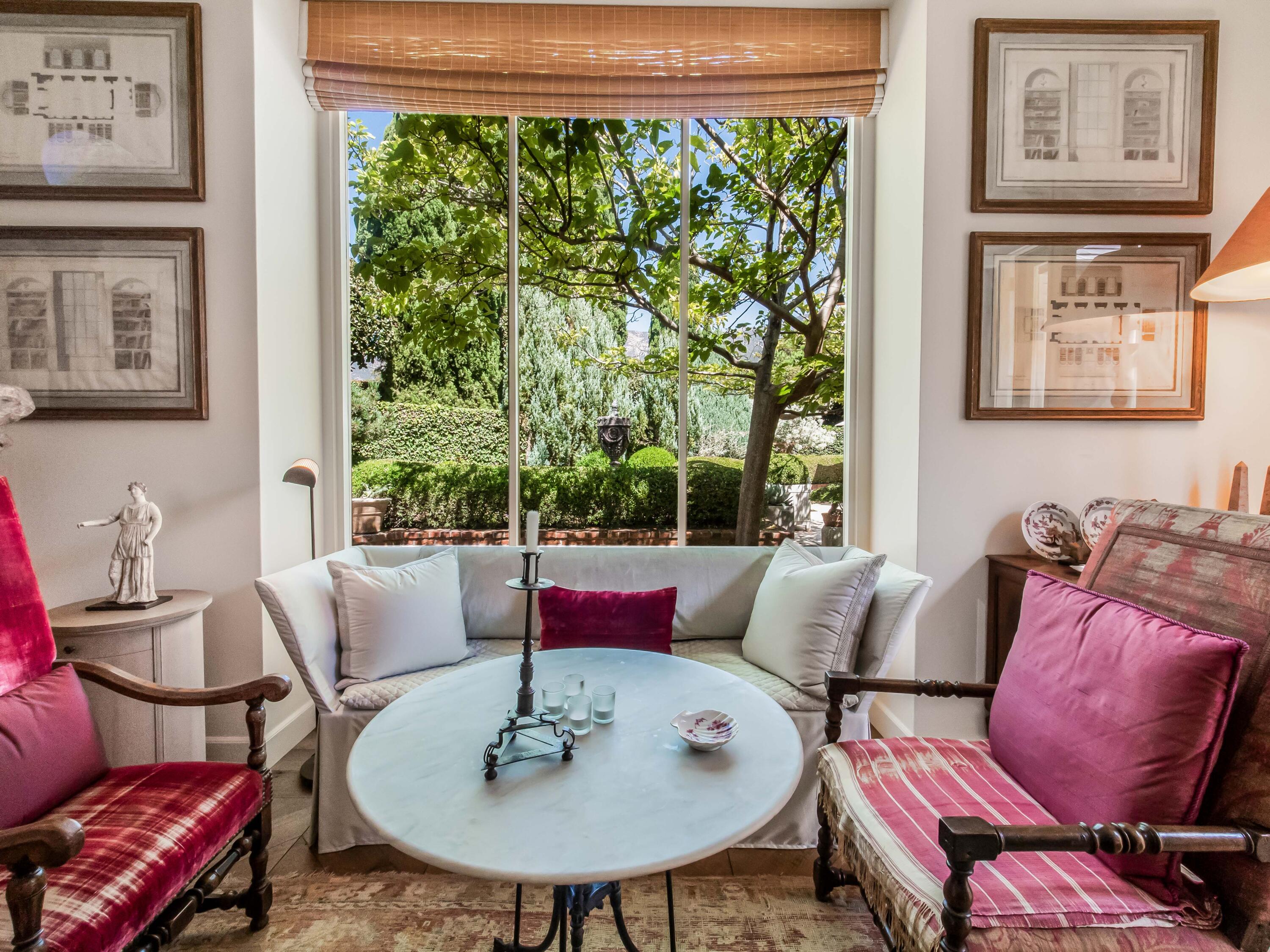 2072 China Flat Road Montecito, CA 93108 - Photo 9 of 41 a living room with furniture and a window
