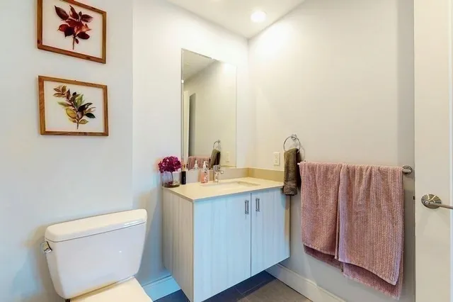 a bed room with a bed and a couch