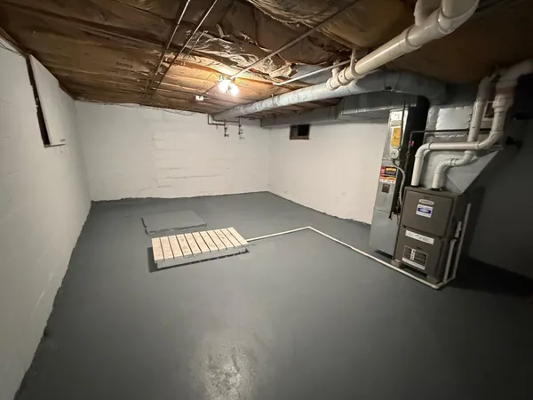 a view of water heater room