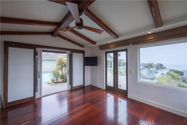a view of a house with swimming pool yard and porch