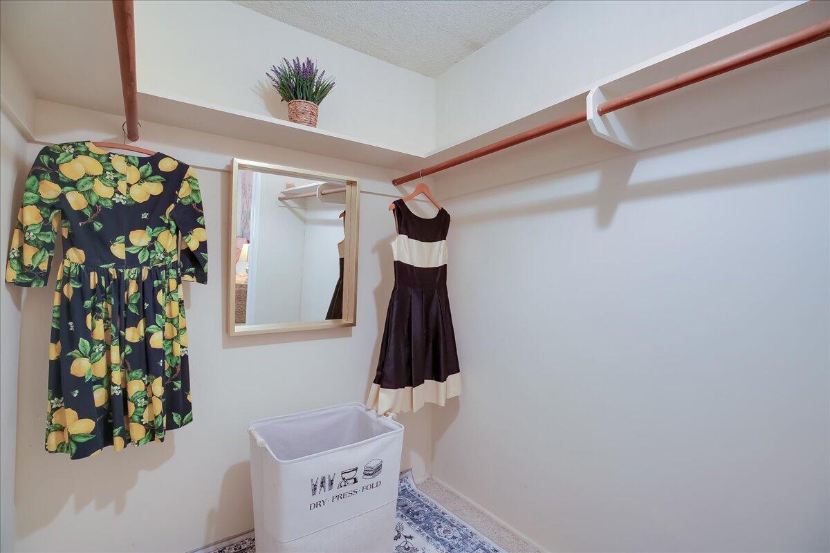 2253 Las Canoas Road Santa Barbara, CA 93105 - Photo 34 of 53 a bathroom with a shower curtain and a window