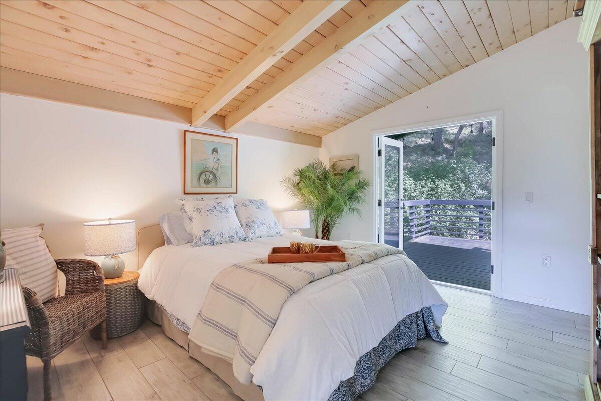 2253 Las Canoas Road Santa Barbara, CA 93105 - Photo 42 of 53 a bedroom with bed and window