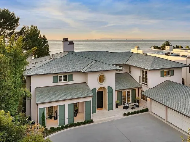 front view of house with a street