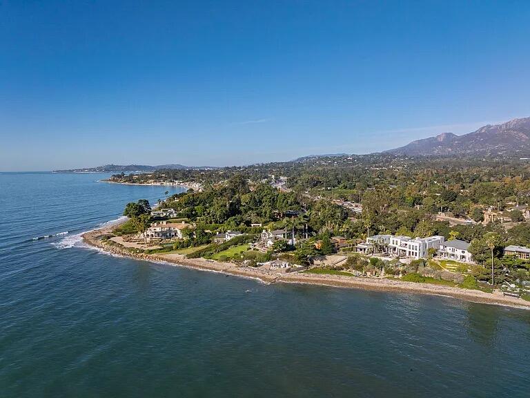 1803 Fernald Point Lane Santa Barbara, CA 93108 - Photo 16 of 16 an aerial view of a house with a ocean view