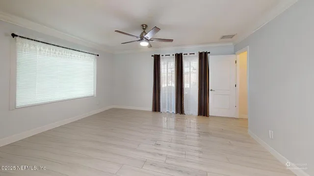 a room with a bed and a table