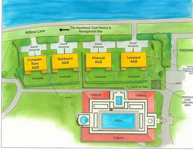 $1,975,000 | 0 Willow Lane, Unit LEEWARD A, Portsmouth, RI 02871