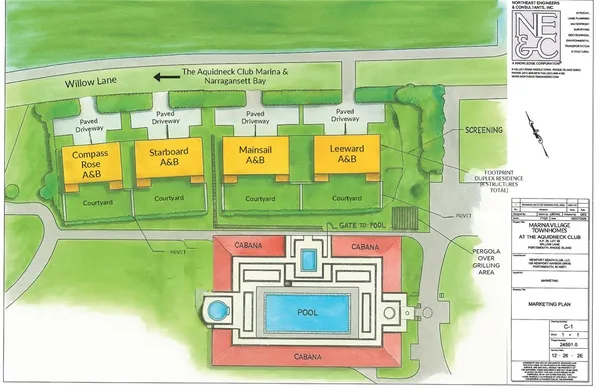 $1,975,000 | 0 Willow Lane, Unit LEEWARD A, Portsmouth, RI 02871