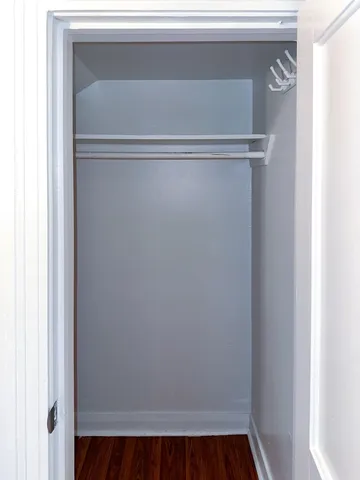 a view of walk in closet