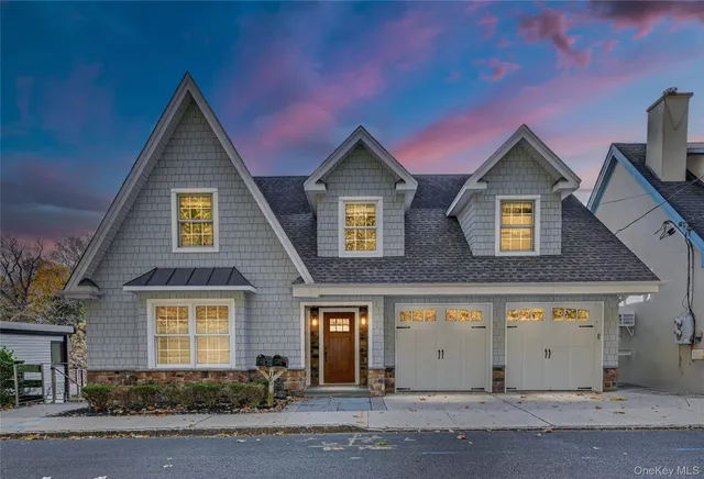 a front view of house