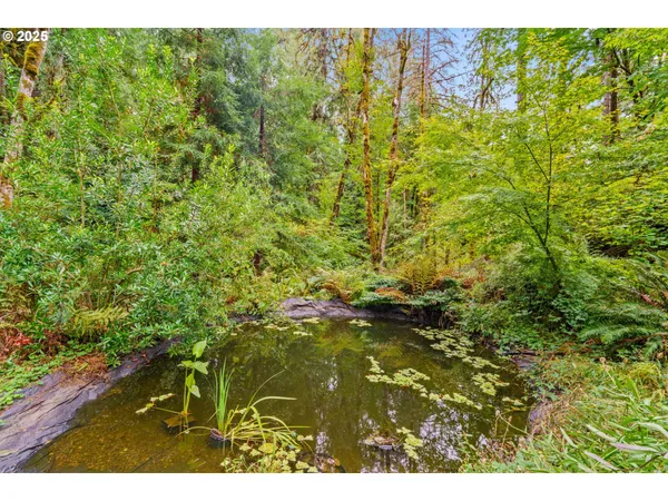 a bathroom with a sink vanity and a mirror