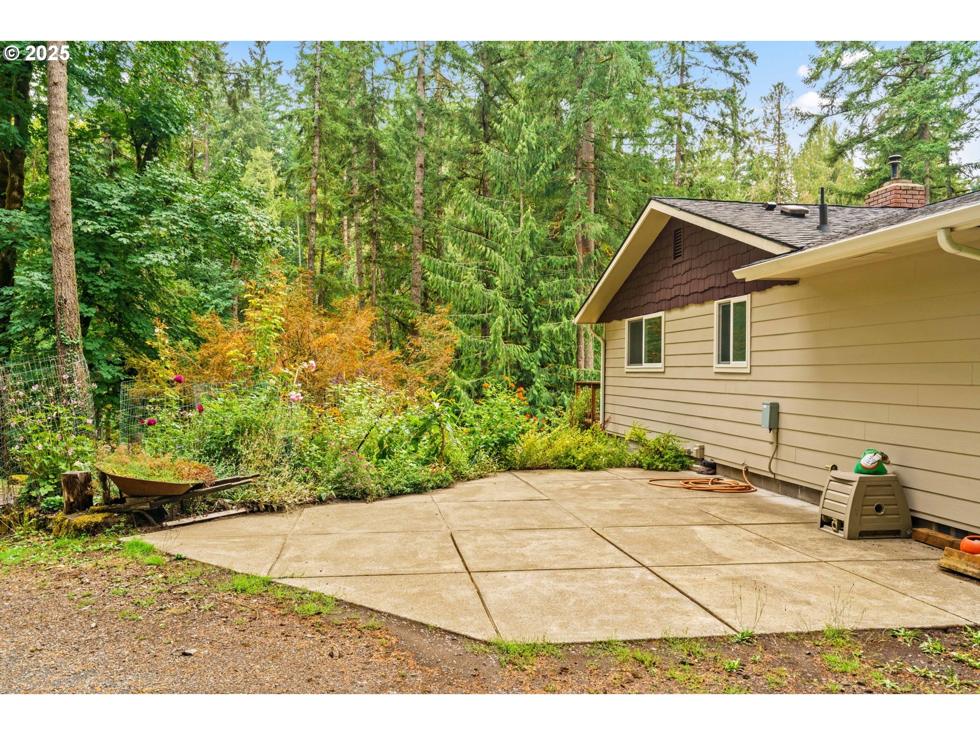 40153 Booth Kelly Road Springfield, OR 97478 - Photo 9 of 44 a backyard of a house with lots of green space