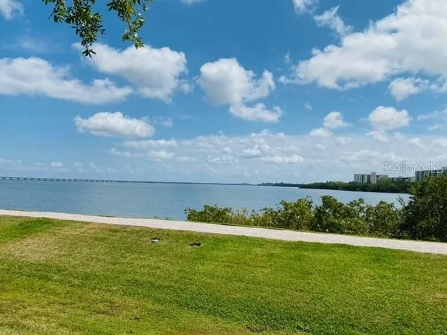 a view of an ocean and beach