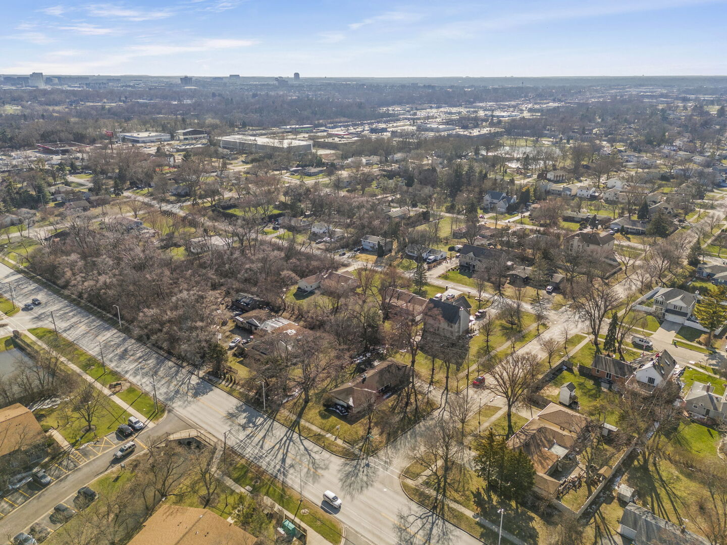 1100 South Westmore-Meyers Road Lombard, IL 60148 - Photo 26 of 28 an aerial view of residential houses with city view