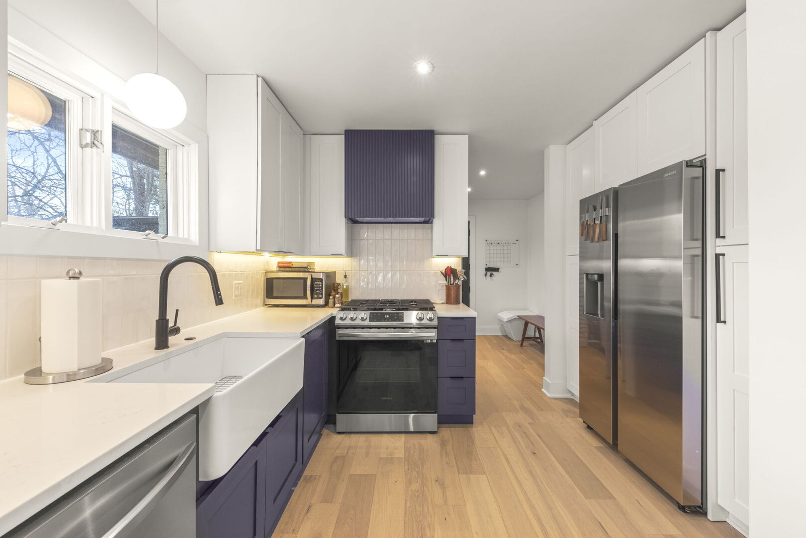 1100 South Westmore-Meyers Road Lombard, IL 60148 - Photo 7 of 28 a kitchen with stainless steel appliances granite countertop a sink stove and refrigerator