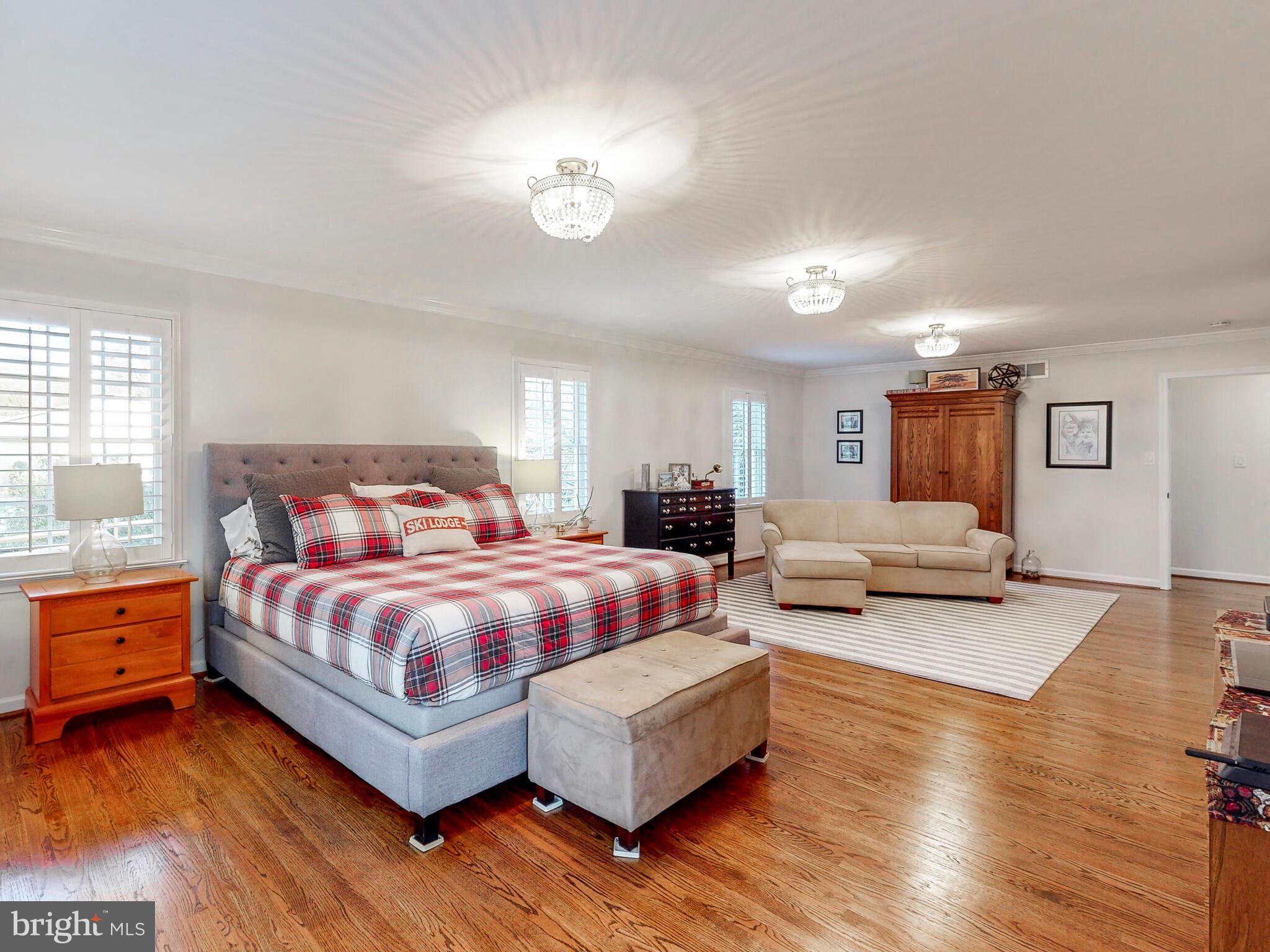 1900 Ridge Road Reisterstown, MD 21136 - Photo 14 of 67 Huge Primary Bedroom Suite with Hardwood Floors