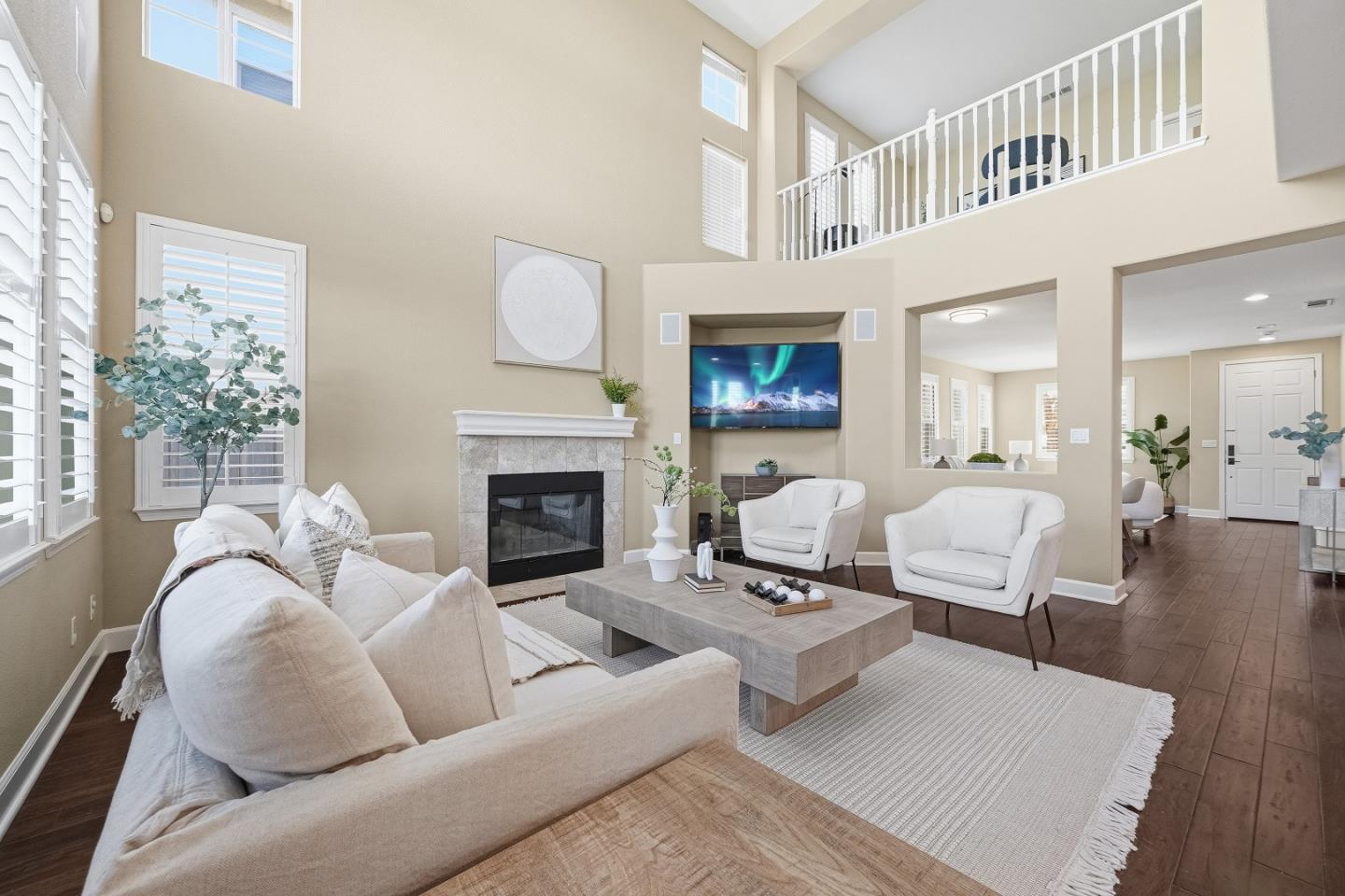 806 Mornington Court San Ramon, CA 94582 - Photo 11 of 58 a living room with furniture and a fireplace