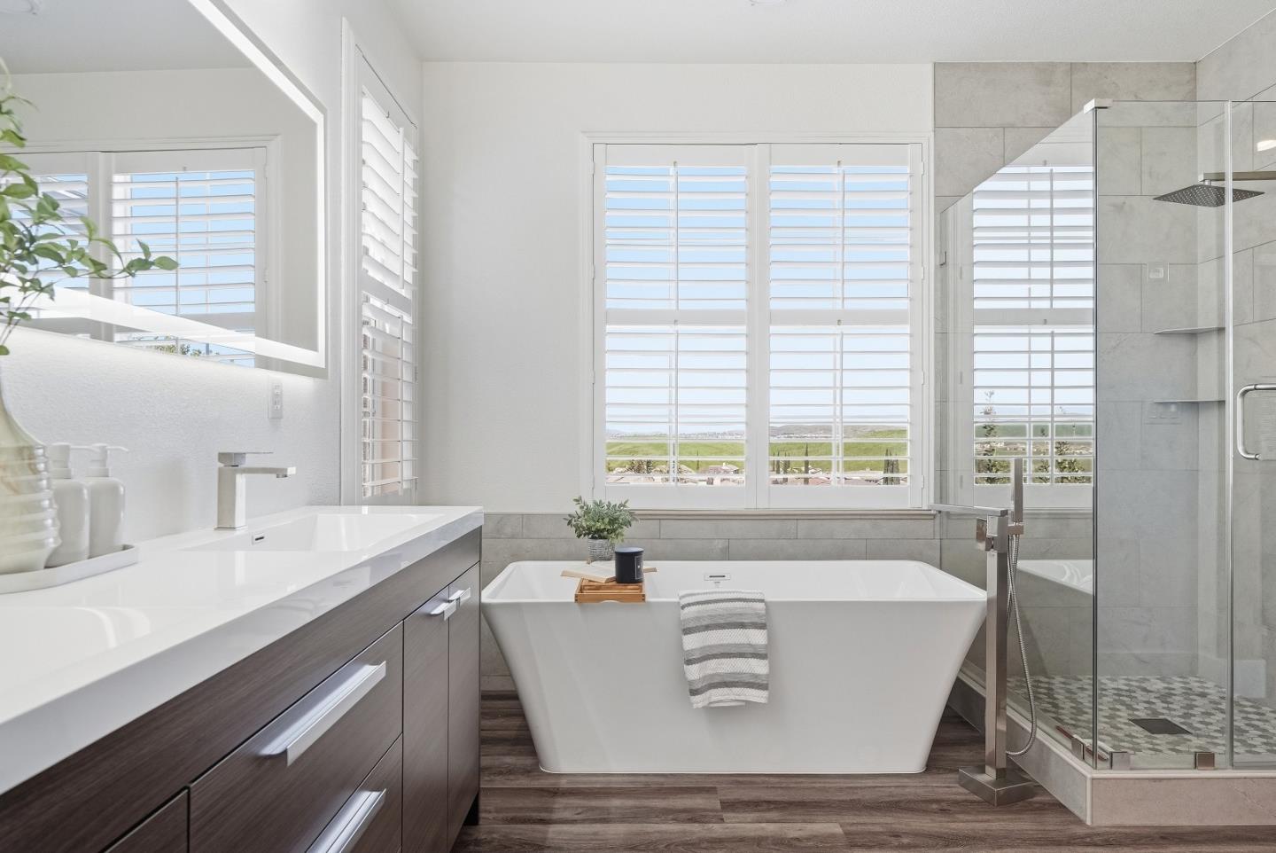 806 Mornington Court San Ramon, CA 94582 - Photo 35 of 58 a living room with large window and a wooden floor