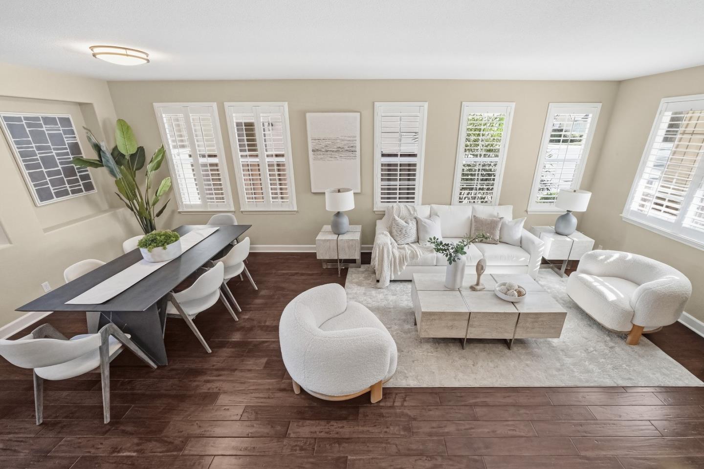 806 Mornington Court San Ramon, CA 94582 - Photo 5 of 58 a living room with couches coffee table and chairs with wooden floor