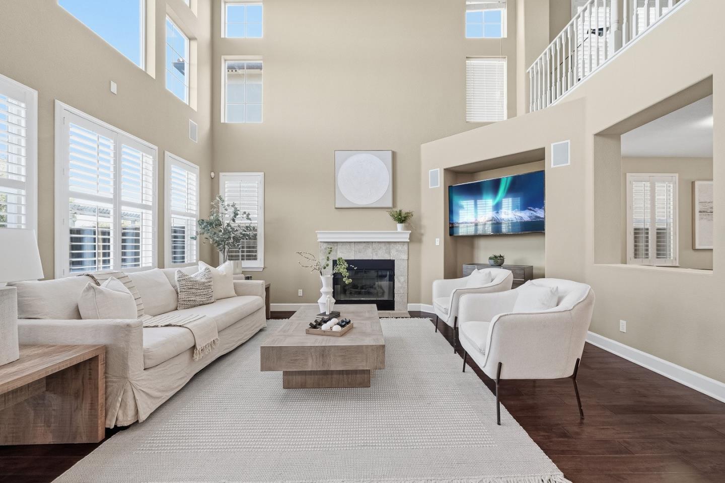 806 Mornington Court San Ramon, CA 94582 - Photo 9 of 58 a living room with furniture and a fireplace