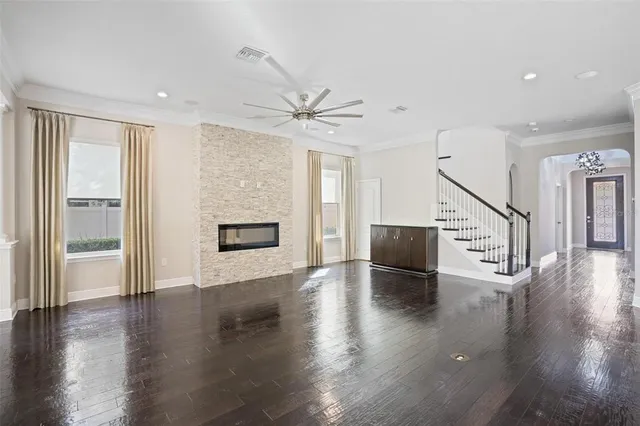 a view of an empty room