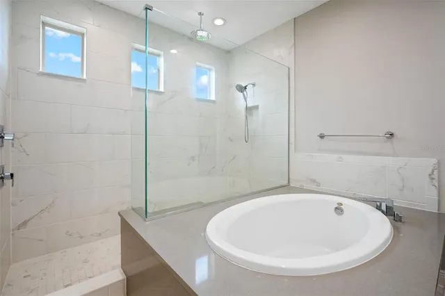 a view of a patio with a backyard