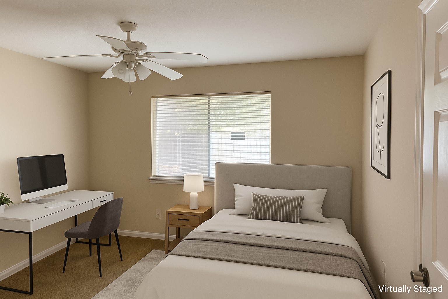 12307 Longfellow Drive Montgomery, TX 77356 - Photo 5 of 23 a bedroom with a bed and a table