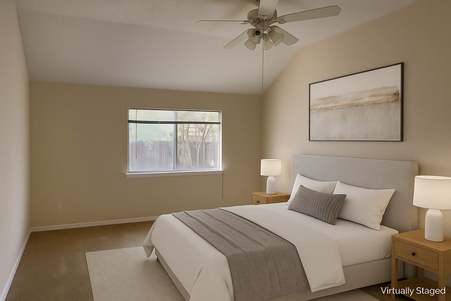12307 Longfellow Drive Montgomery, TX 77356 - Photo 6 of 23 a bedroom with a bed and a painting on the wall