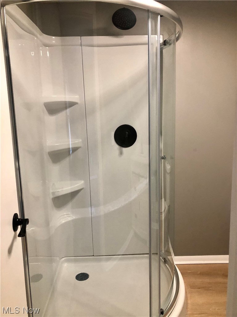 Bathroom with a shower