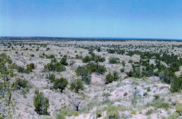 a view of a large body of water with a mountain in the background