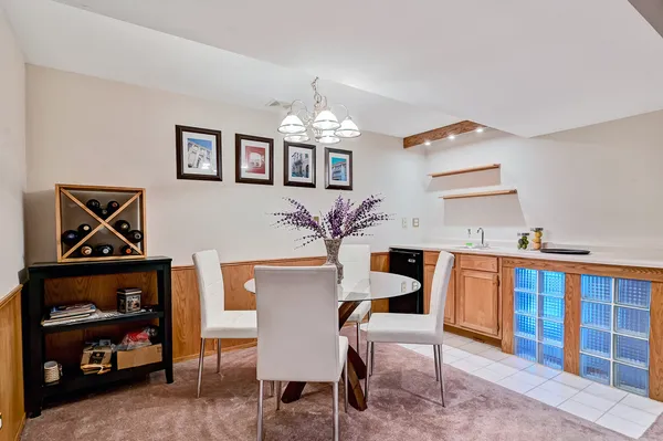 a view of a livingroom with furniture and a couch
