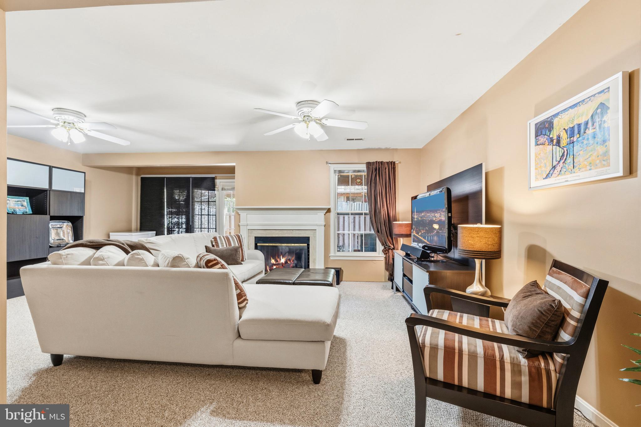 6518 Milva Lane Springfield, VA 22150 - Photo 39 of 55 Cozy living area with gas fireplace