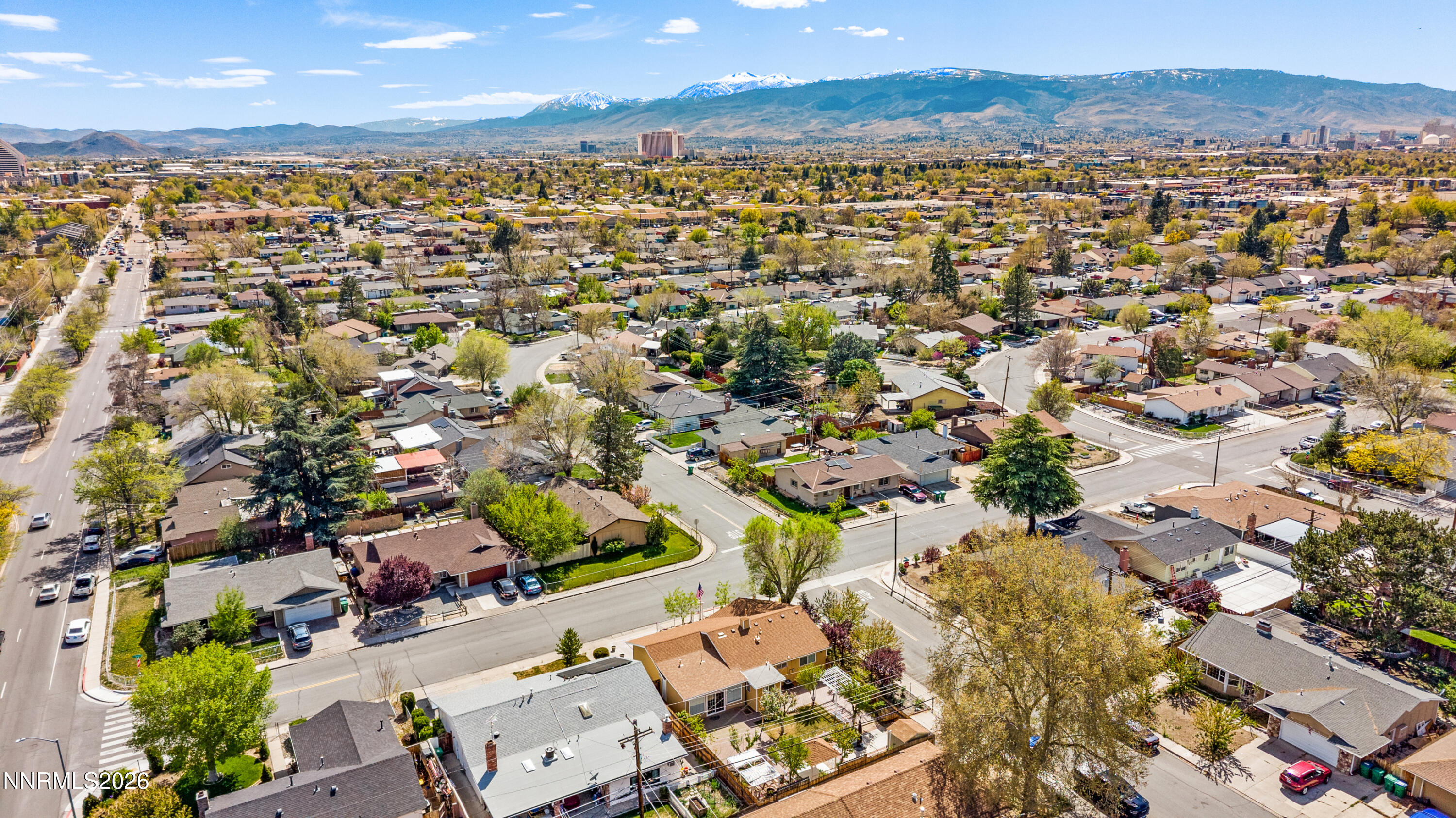 1540 Tyler Way Sparks, NV 89431 - Photo 26 of 30 an aerial view of residential houses with outdoor space