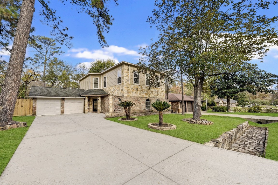 front view of house with a yard