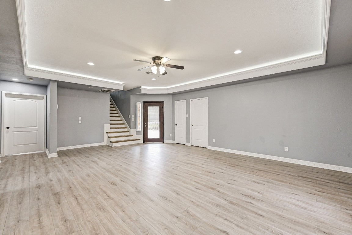 3306 Gary Lane Spring, TX 77380 - Photo 10 of 49 a view of an empty room with window and wooden floor