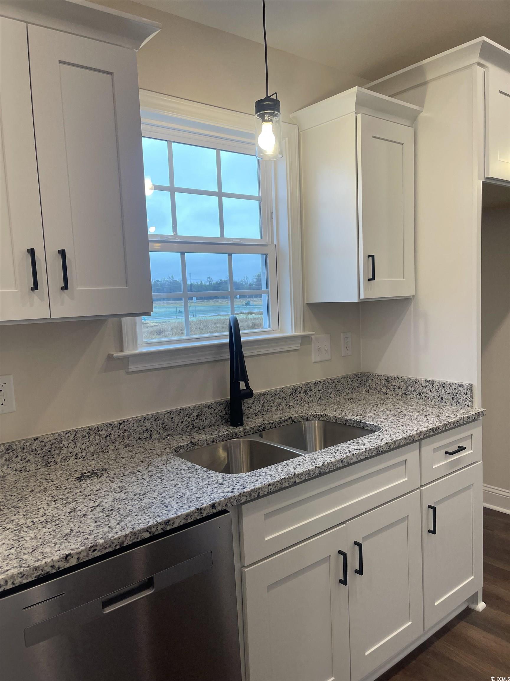 6922 Browns Way Shortcut Road Conway, SC 29527 - Photo 7 of 21 Kitchen featuring dishwasher, dark hardwood / wood