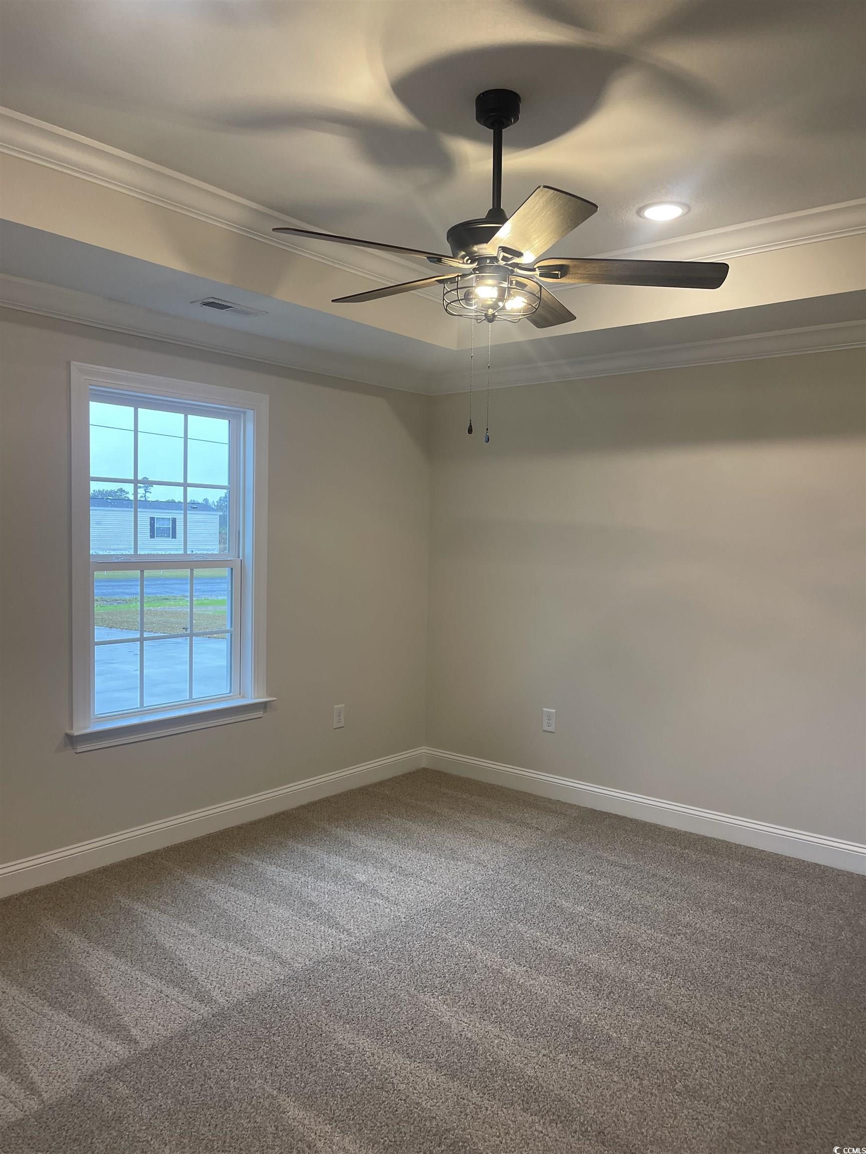 6922 Browns Way Shortcut Road Conway, SC 29527 - Photo 10 of 21 Carpeted empty room featuring ceiling fan and orna