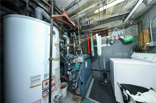 a view of storage and utility room