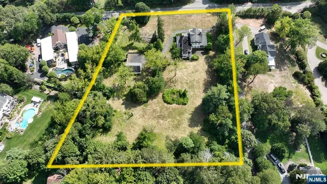 a view of a yard with plants