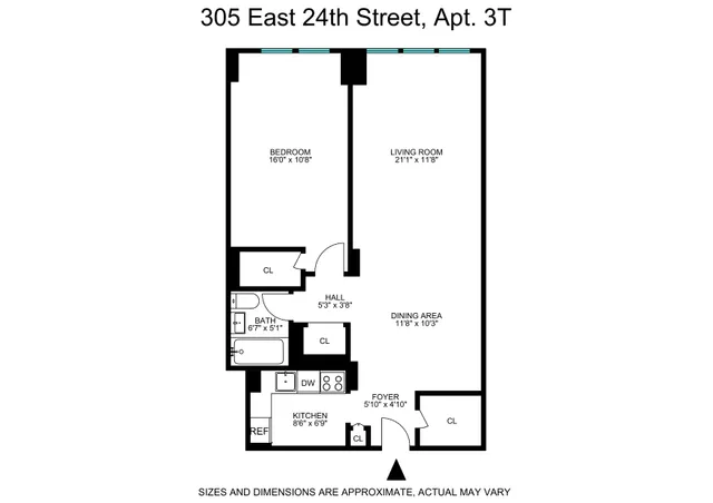 $599,900 | 305 East 24th Street, Unit 3T | Kips Bay