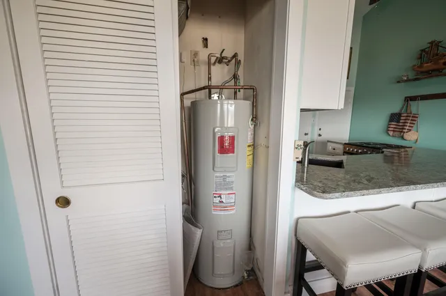 a view of a kitchen from the hallway