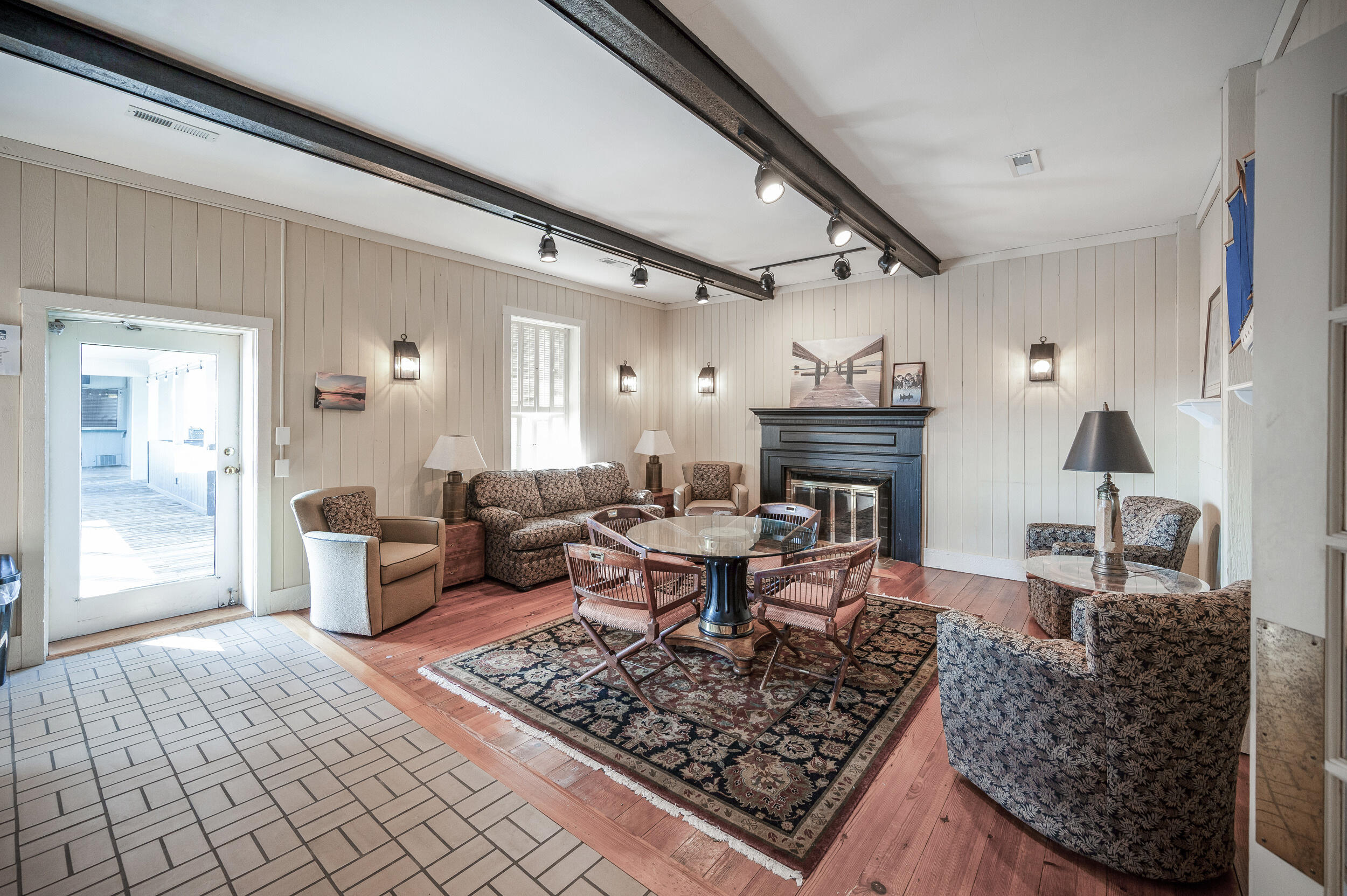 150 Sailor's Cove Drive, Unit 1218 Moneta, VA 24121 - Photo 41 of 56 a living room with furniture and a fireplace
