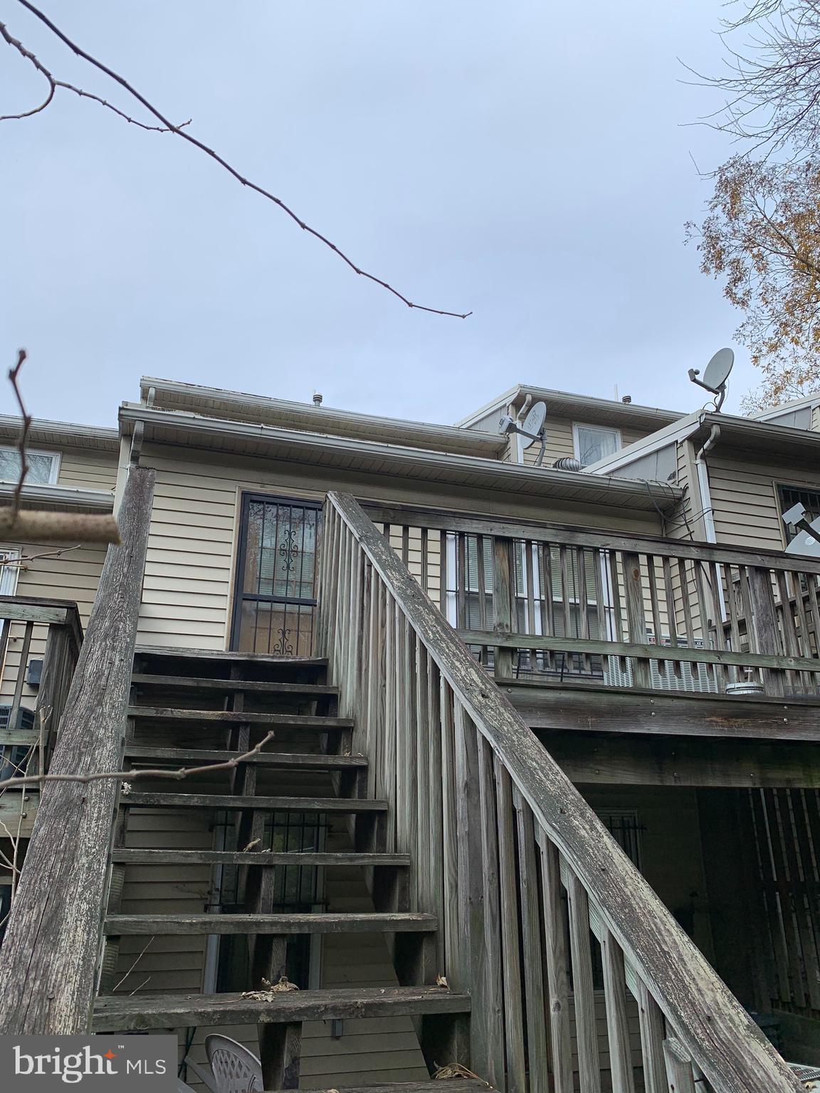 2641 Bowen Road Southeast, Unit B Washington, DC 20020 - Photo 24 of 25 Rear deck/stairs