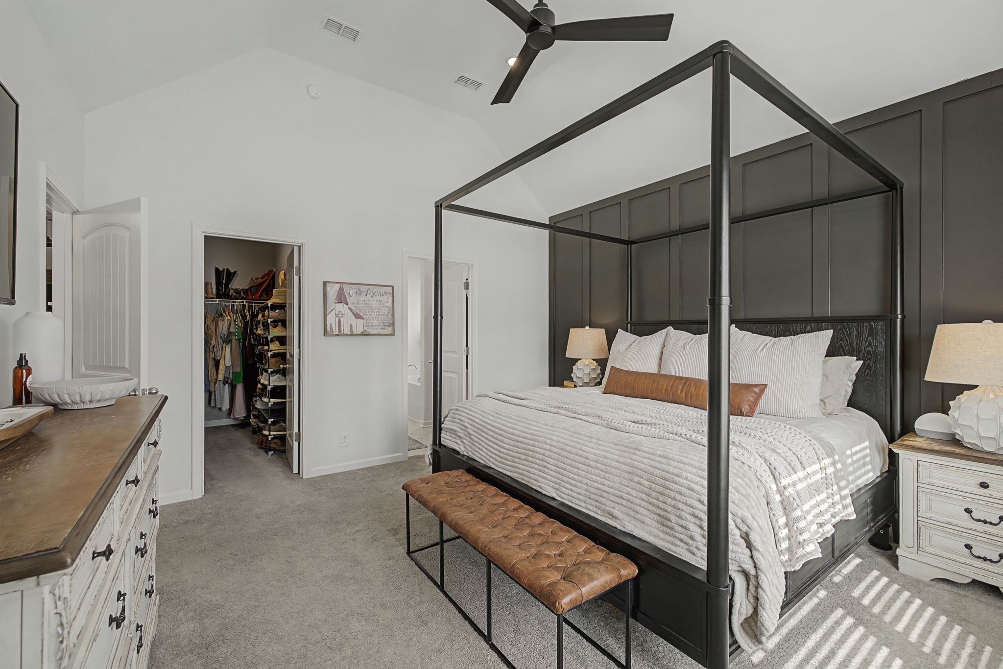 5310 Pointer Place Murfreesboro, TN 37129 - Photo 15 of 40 a bedroom with a bed and a walk in closet