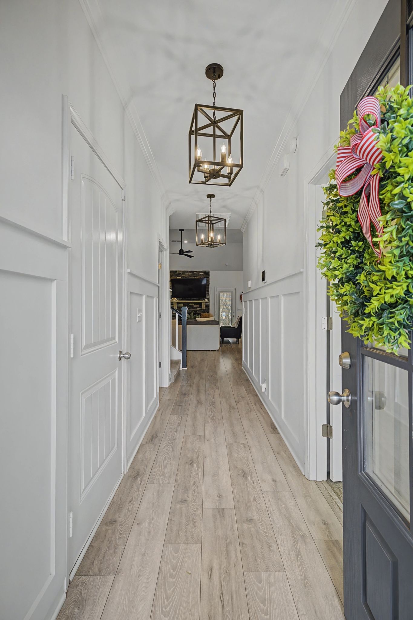 5310 Pointer Place Murfreesboro, TN 37129 - Photo 4 of 40 a view of a hallway view with wooden floor