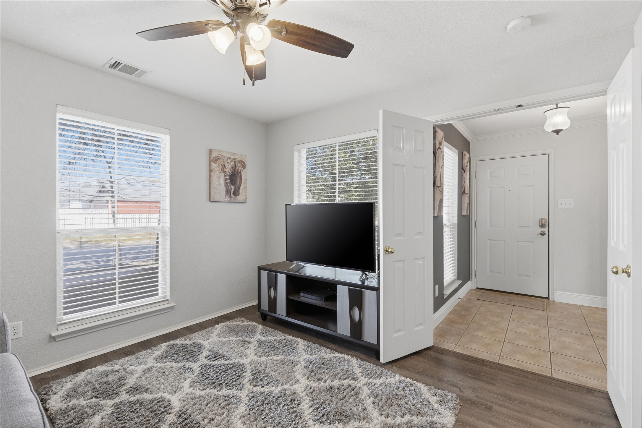 258 Hogan Kyle, TX 78640 - Photo 18 of 40 a view of livingroom with furniture flat screen tv and a window