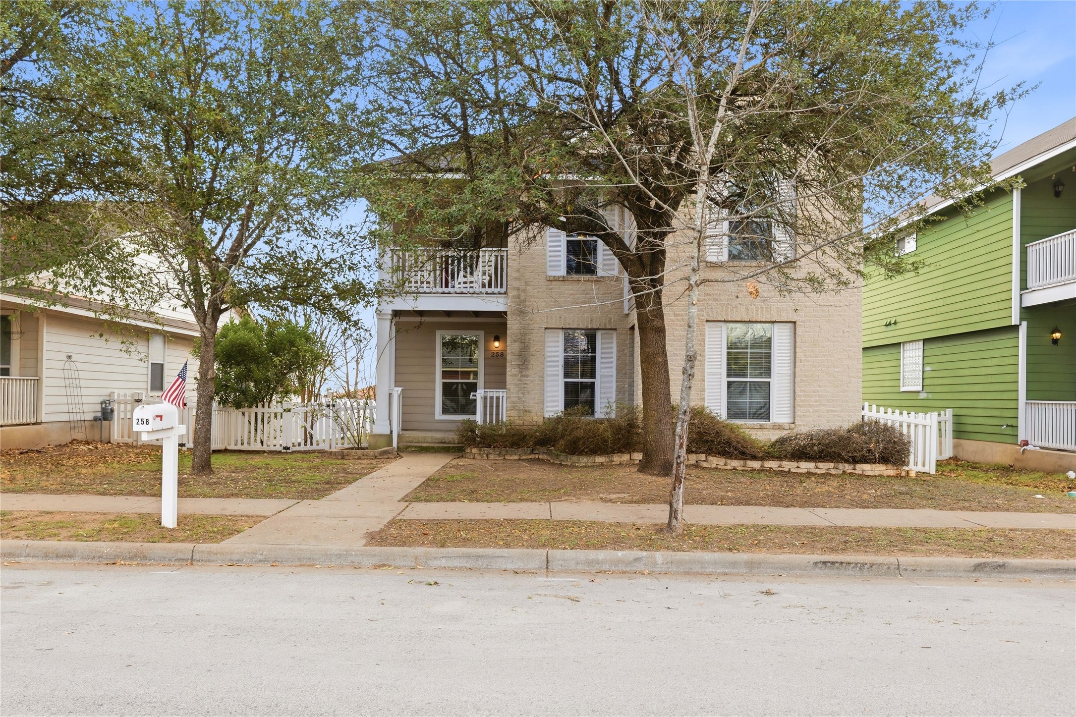 258 Hogan Kyle, TX 78640 - Photo 37 of 40 a front view of a house with a tree