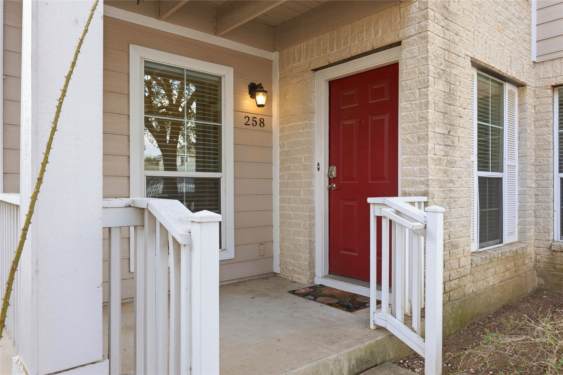 258 Hogan Kyle, TX 78640 - Photo 7 of 40 a front view of a house with a porch