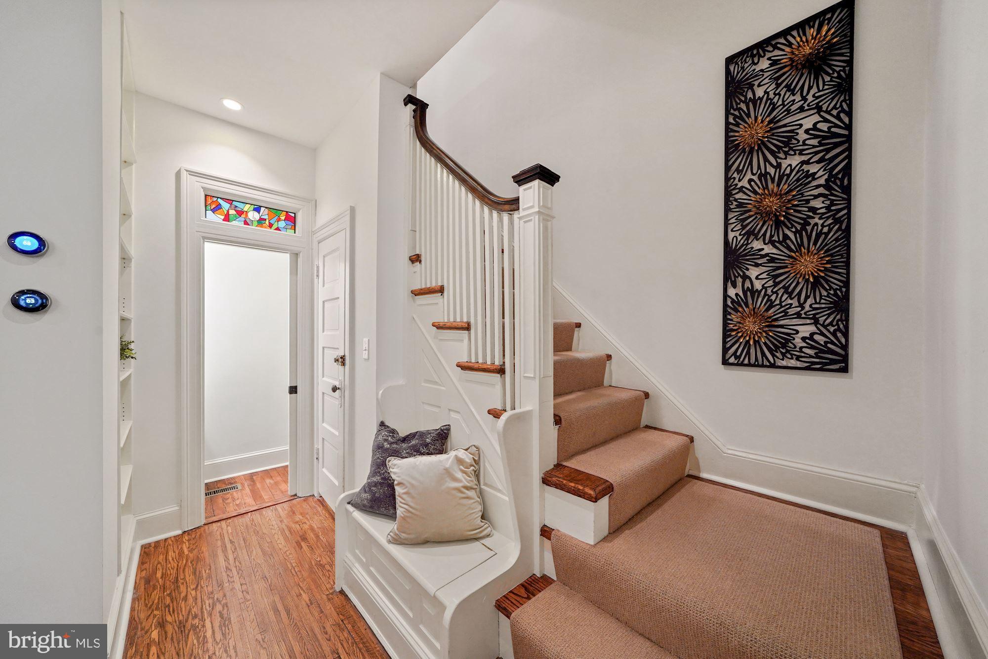 2834 27th Street Northwest Washington, DC 20008 - Photo 15 of 49 Original Staircase