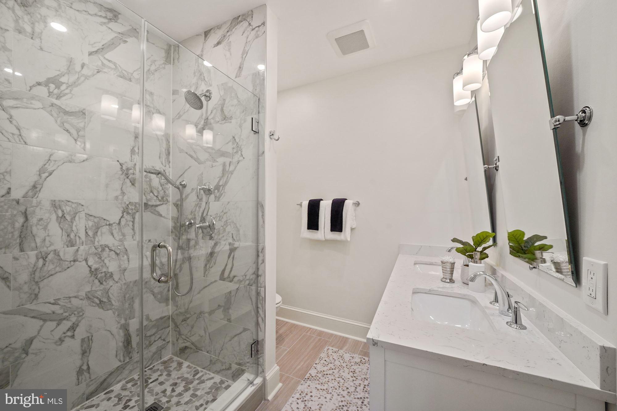 2834 27th Street Northwest Washington, DC 20008 - Photo 24 of 49 Double Sinks and Large Shower